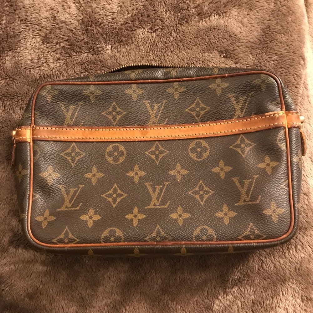 Authentic vintage Louis Vuitton cosmetics bag